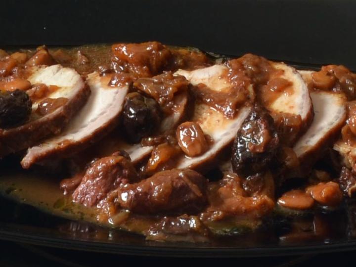 Lomo con frutos secos
