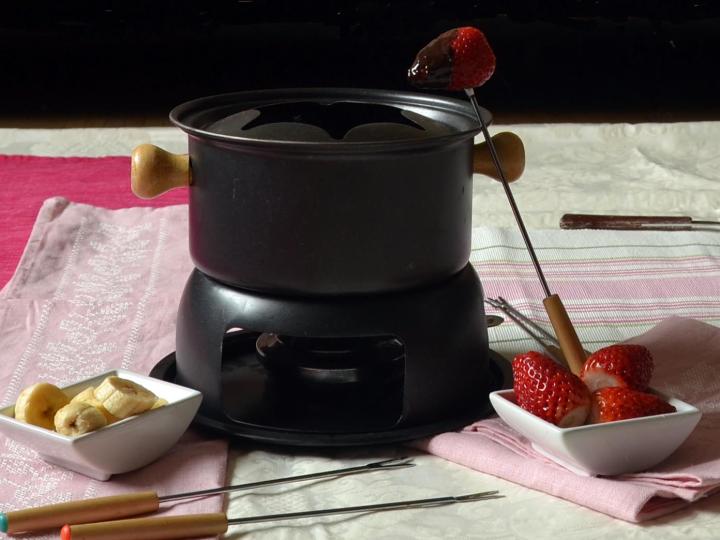 fondue de chocolate