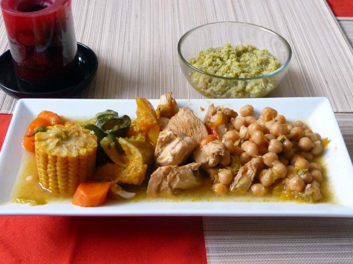 Cous-cous de pollo