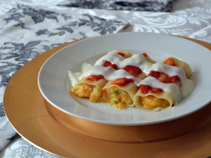 canelones de pescado