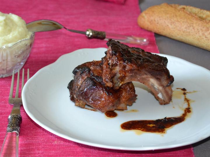 Costillas a la barbacoa