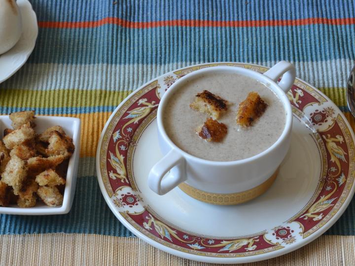 Crema de champiñón
