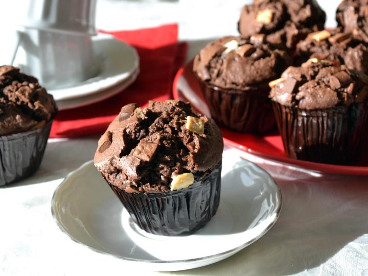 Muffins de chocolate
