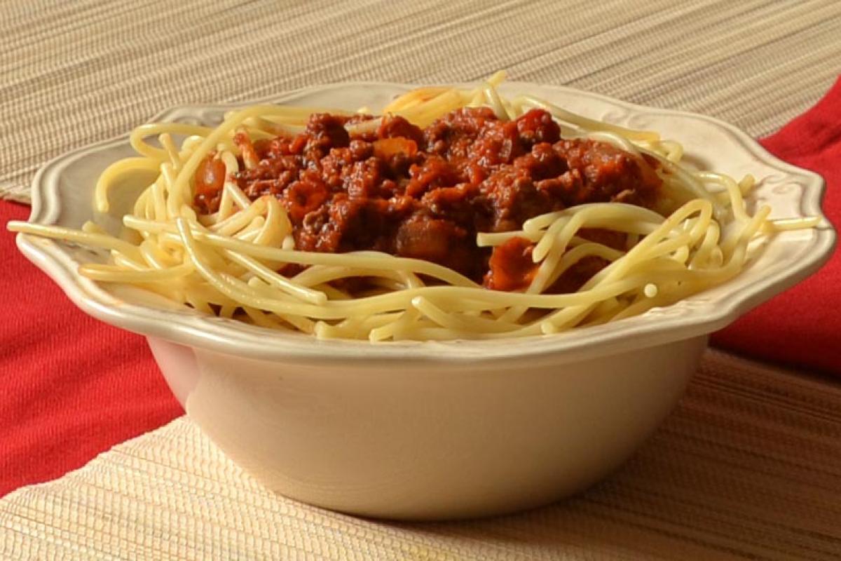 Espaguetis con salsa boloñesa