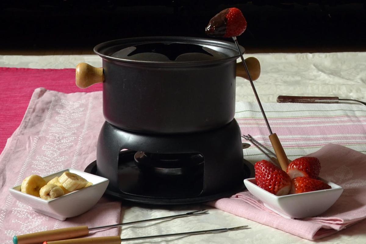 fondue de chocolate