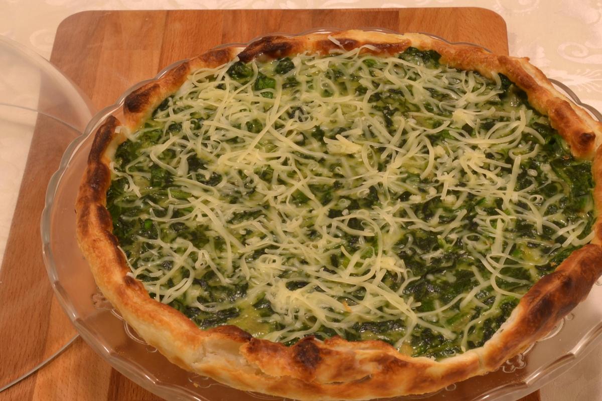 hojaldre de espinacas