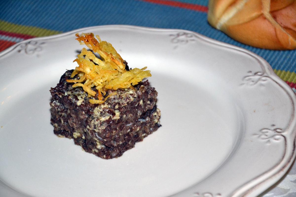 Revuelto de morcilla