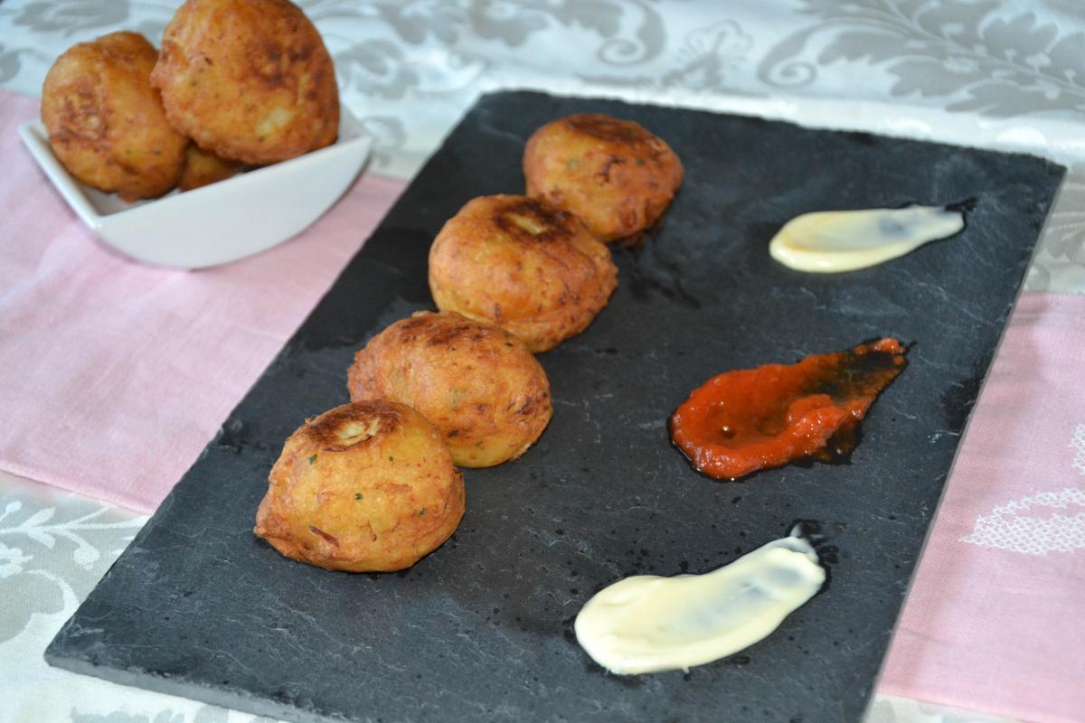 buñuelos de bacalao