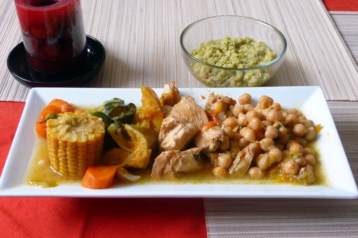 Cous-cous de pollo
