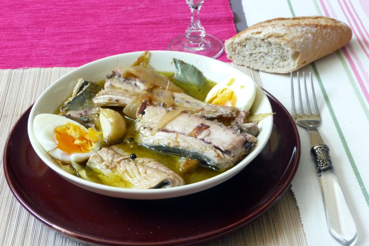 Chicharro en escabeche