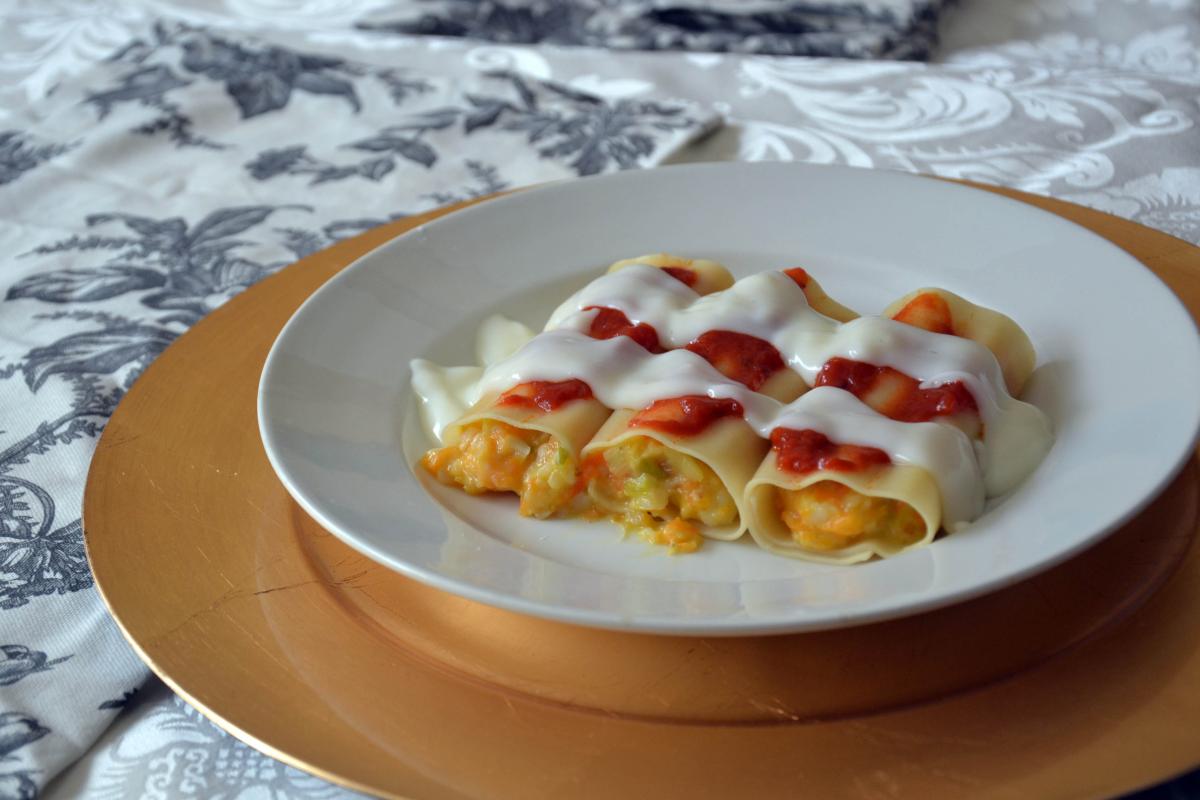 canelones de pescado