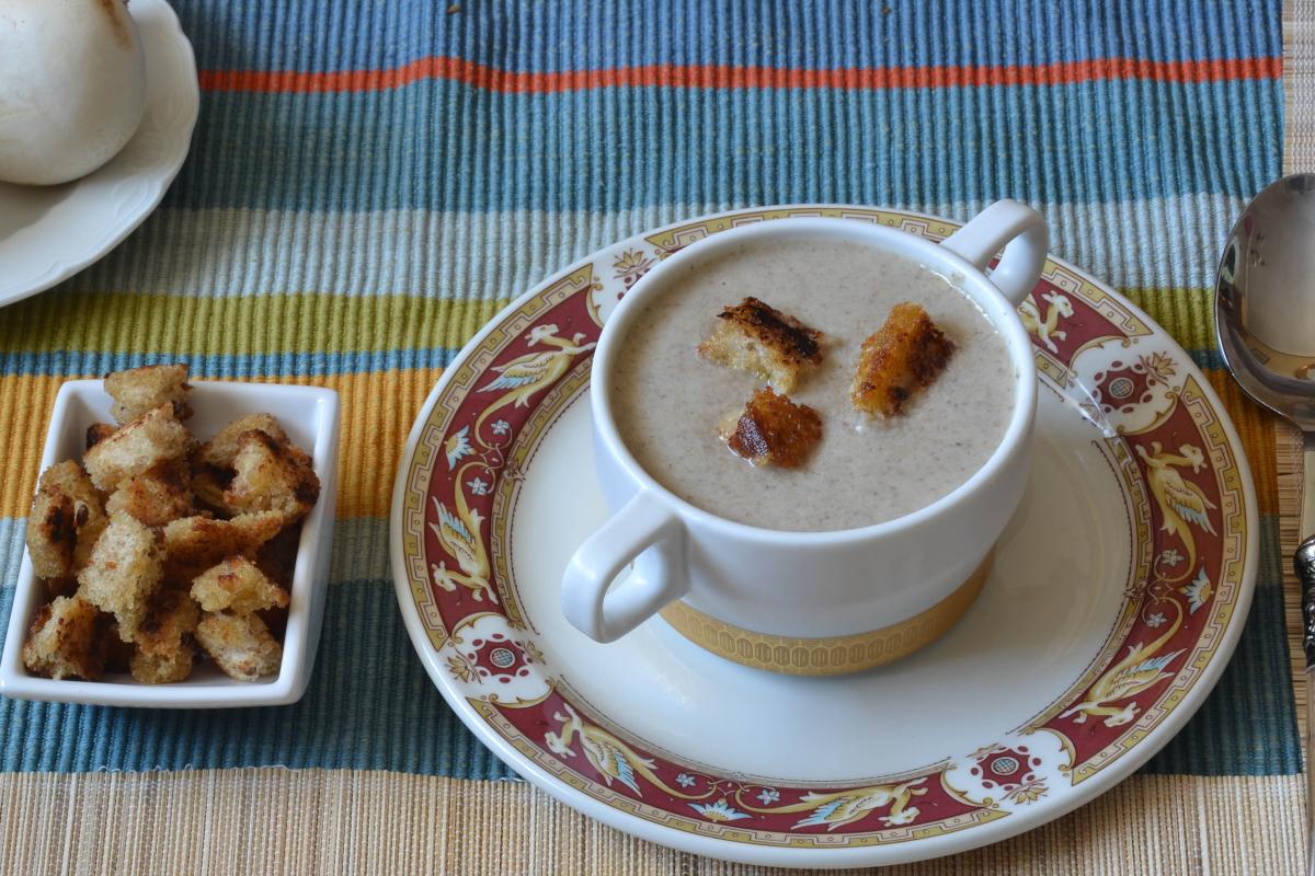 Crema de champiñón