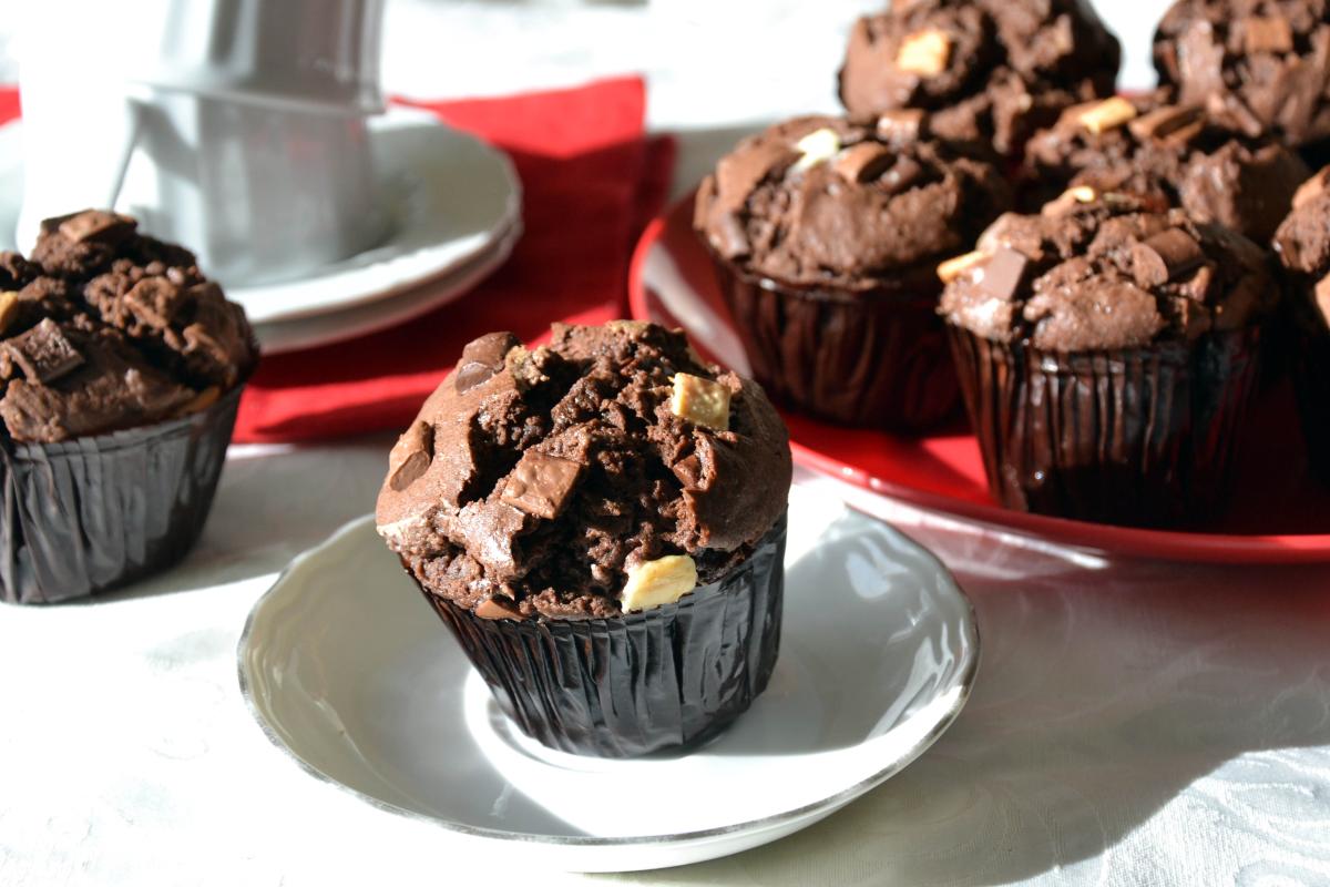 Muffins de chocolate