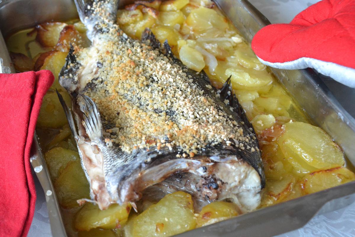 Sargo al horno